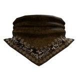 Distressed Bandana Scarf Mask (Orange)