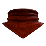 Distressed Bandana Scarf Mask (Red)