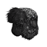 distressed chunky fluffy fur ushanka