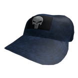 Distressed Navy Blue Tactical Trucker Cap