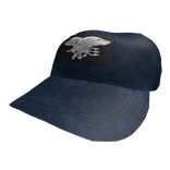 Distressed Navy Blue Tactical Trucker Cap