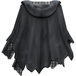 Distressed Torn Cape