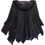 Distressed Torn Cape