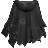 Distressed Torn Cape