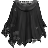 Distressed Torn Cape