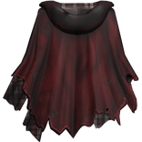 Distressed Torn Cape