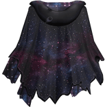 Distressed Torn Cape