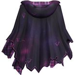 Distressed Torn Cape