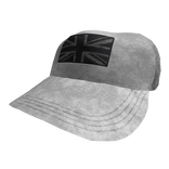 Distressed Urban White Tactical Patch Trucker Cap