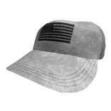 Distressed Urban White Tactical Patch Trucker Cap