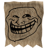 DIY Trollface Paperbag Hat