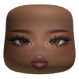 Doe eye Pretty Girl Makeup Face Mask Brown