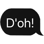 D'oh! homer text