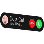 Doja Cat is calling phone call bubble