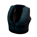 Grunge vest crop top [Blue]