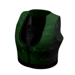 Grunge vest crop top [Green]