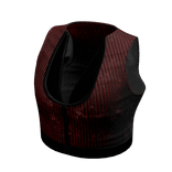 Grunge vest crop top [Red]