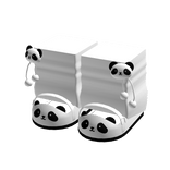  ୨ৎ: doll black panda mary janes leg warmers