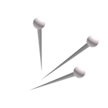 ♡ doll sewing needle pins in my heart (×﹏×) pink