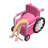 Doll Wheelchair