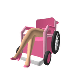 Doll wheelchair