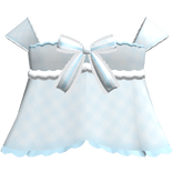 🤍 dollette plaid lace blue dress