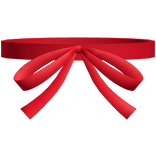 ♡ : dollette ribbon chocker in red