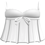 ♡ : dollette ruffled dress in white