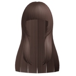 Dolly Hime Bangs in Brown