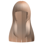 Dolly Hime Bangs in Honey Blonde