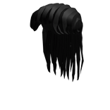 Dominik Straight Long Black Mysterious Hair