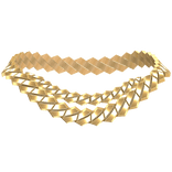 double gold chain