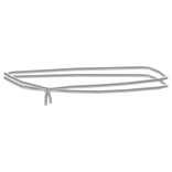 White double thrifted shoelace belt 3.0