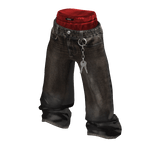 💜 Double Layered Street Denim Pants_Brown