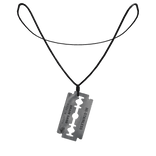 Drain Gang Prop Razor Blade(e) Necklace