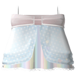 ♡ dreamy pastel rainbow layered seal dress