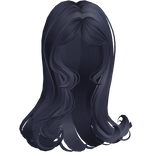 ♡ Dreamy Silk Swirls in Navy Blue