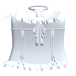 ꒰ ୨୧ ꒱ goth ruffled dress in baby blue with choker