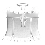 ꒰ ୨୧ ꒱ goth ruffled dress in white with choker