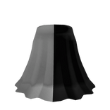 🤍 Dress Skirt of Conflict [White & Black] [2.0]