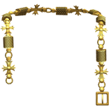 Drip Gold Belt Necklace 