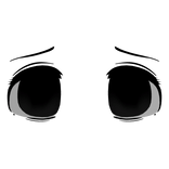  droopy tired melancholy eyes 