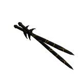 [⏳] Dual Black and Gold Gilded Void Swords