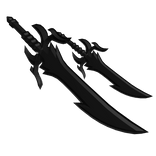 Dual Black Demon King Sword [Outline]