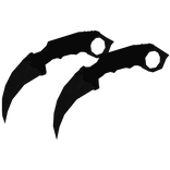 Dual Black Karambits