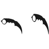 Dual Black Karambits