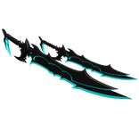 Dual Blue Demon Lord Sword