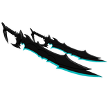 Dual Blue Demon Lord Sword