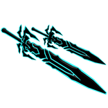 Dual Blue Demon Void Sword