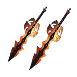 Dual Eternal Fire Sword